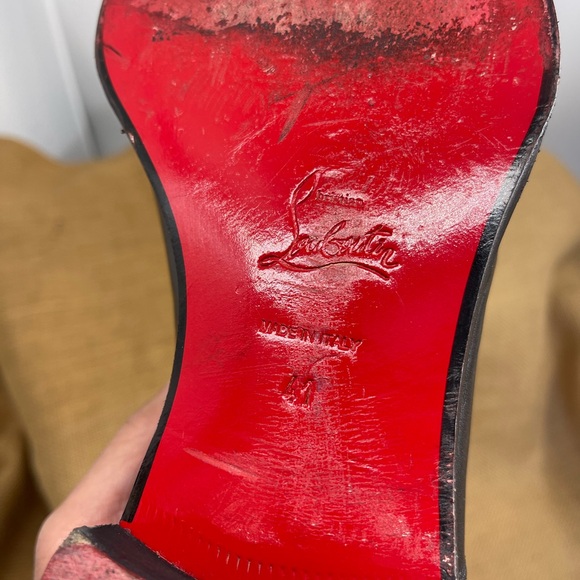 $1200 AUTH CHRISTIAN LOUBOUTIN MENS SHOES MADE IN ITALY US 8 EU 41 main image 4